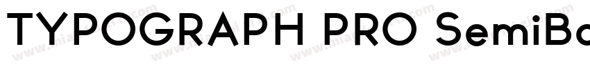 TYPOGRAPH PRO SemiBold字体转换